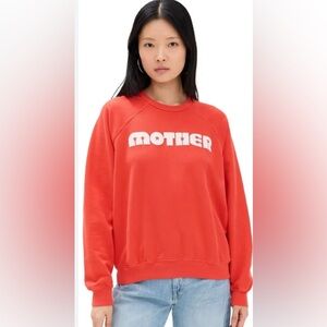Mother The Biggie Concert Go for It Shirt in red cotton